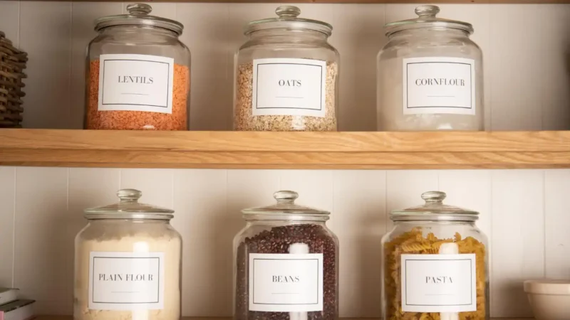 Etiquetas e adesivos para organização de alimentos e estoque: A Solução para a sua cozinha 